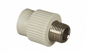 Переходник Ø25х3/4" с мет. резьбой наружной  FV-Plast